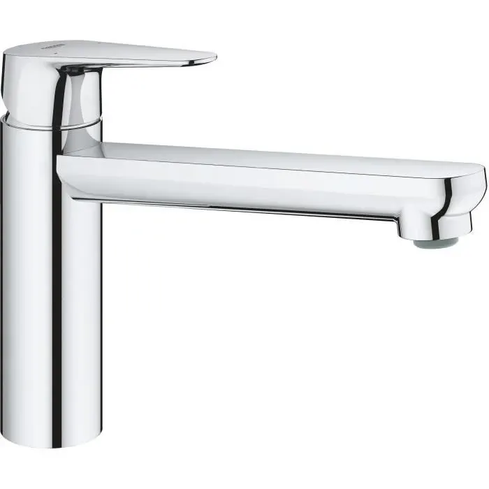 GROHE Robinet évier de cuisine Start curve mousseur économique deau sans tirette de vidage bonde de vidage incluses 31717000