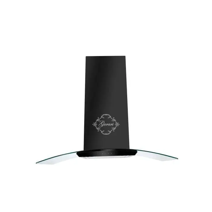 GURARI GCH T 465 60 BL PRIME+filtre à charbon Hotte daspiration 60 cm 1000m³/h+filtre à charbon