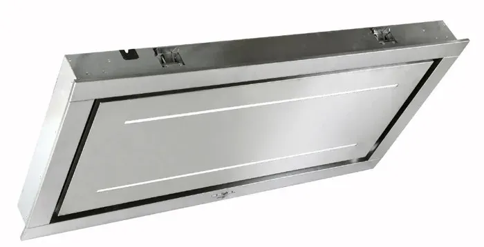 Gurari Hotte encastrable plafond 90 cm inox • Hotte aspirante GCH 332 90 IS PRIME • Moteur EBM 1000 m³/h • Évacuation & recyclage
