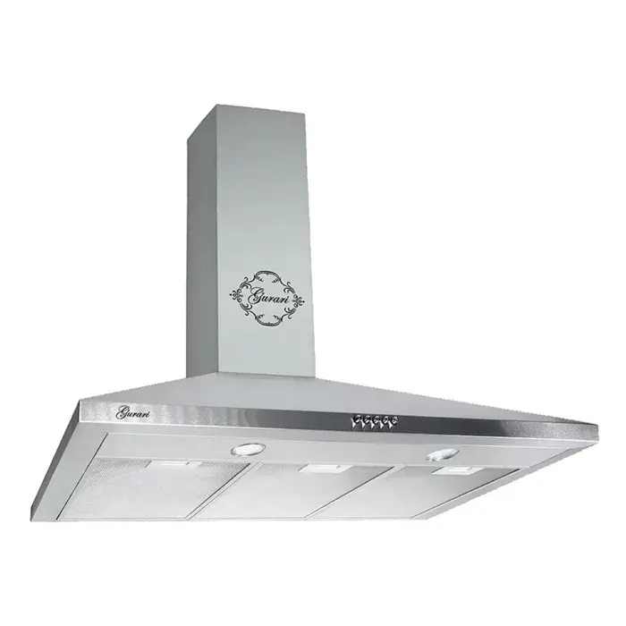 GURARI Hotte murale GCH 147 IS 9 N Hotte aspirante 90 cm • Acier inoxydable • 1000m³/h • Hotte de cuisine Evacuation & Recyclage
