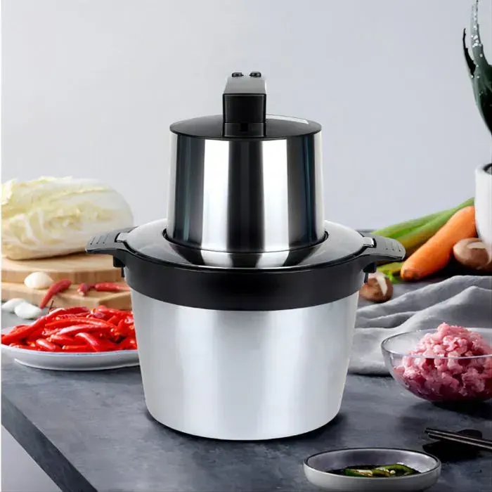 Hachoir électrique 1500W 6L 4 lames bol amovible