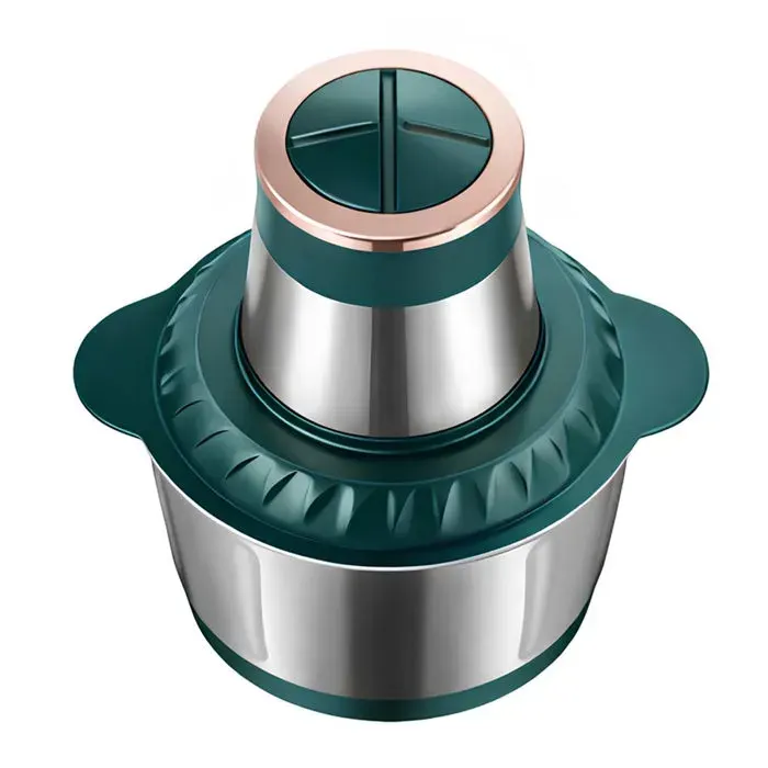 Hachoir Électrique 500W Bol 5L Grande Capacité Vitesse Réglable et Puissant Gris