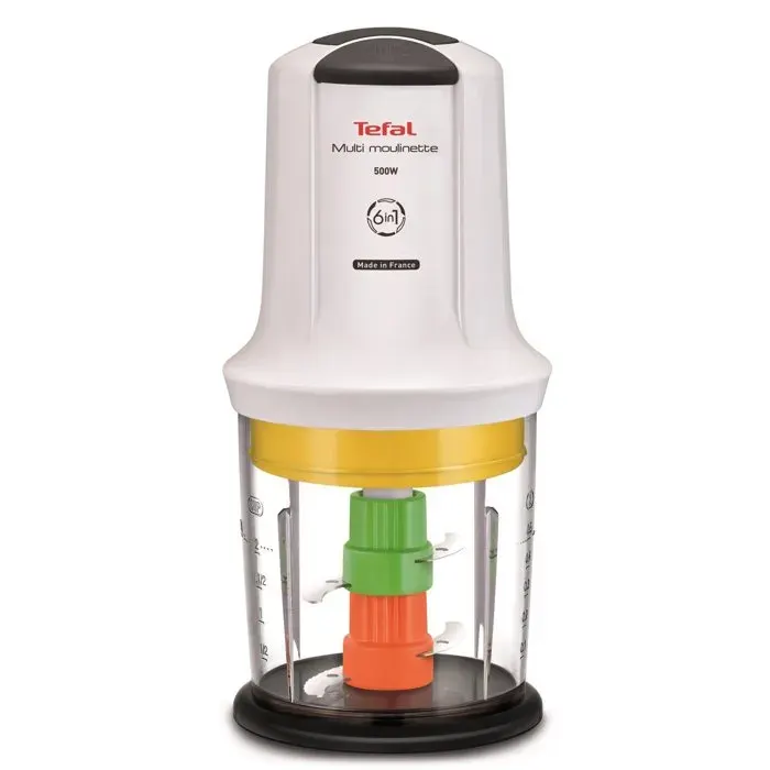 Hachoir électrique - TEFAL - MQ723138 - 500 W - 500 ml - Fonction 6 en 1