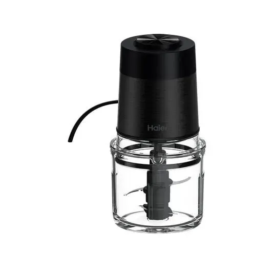 Hachoir multifonction - HAIER - HCH5B1011 - 550W - 4 lames en acier inoxydable - Bol en verre 05L