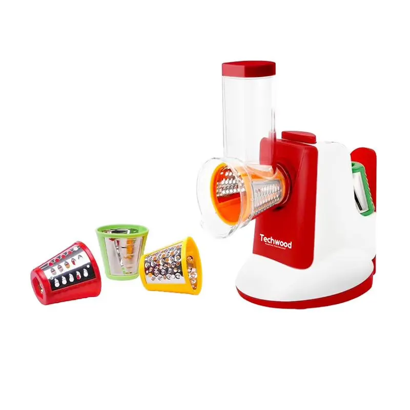 Hachoir Techwood Rap'to 5 Cones — coloris Blanc et Rouge