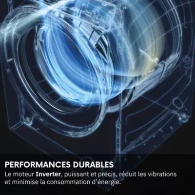 Haier - Lave Linge Hublot Encastrable Hwb100-B14858u-S - 10 Kg - 1400 Tr/Min - Classe A - Moteur Induction - Connecté — vue 6