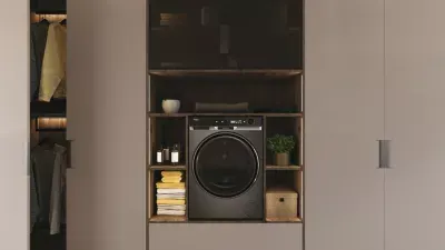 Haier - Lave Linge Hublot Hw120-Bd14397pgu1 - 12 Kg - 1400 Tr/Min - Classe A - Moteur Direct Drive - Autodosage - Wifi — vue 7