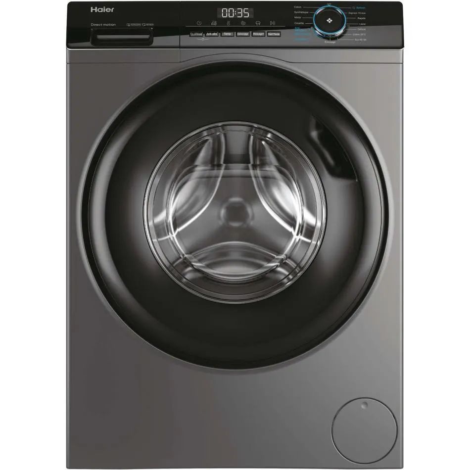 Haier - Lave Linge Hublot Hw90-B14939s8-Fr - 9 Kg - 1400 Tr/Min - Classe A - Moteur Direct Drive — vue 2