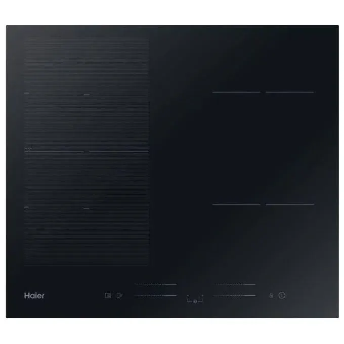 Haier Série 4 HAFRSJ64MC Plaque à induction-commande multi-curseurs et fonction Wi-Fi (hOn App) - 4 zones de cuisson avec zone Flex