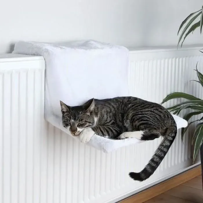 Hamac de radiateur pour chat — coloris Blanc