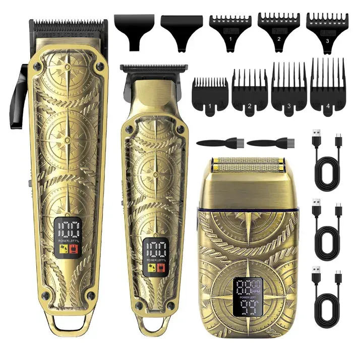 Hatteker Tondeuse Cheveux 3 en 1 Homme – Tondeuse Barbe Rasoir Électrique Tondeuse Sans Fil Multifonction