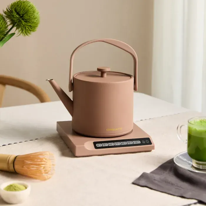 HATTORI - Bouilloire électrique 05 L avec contrôle de température Moka