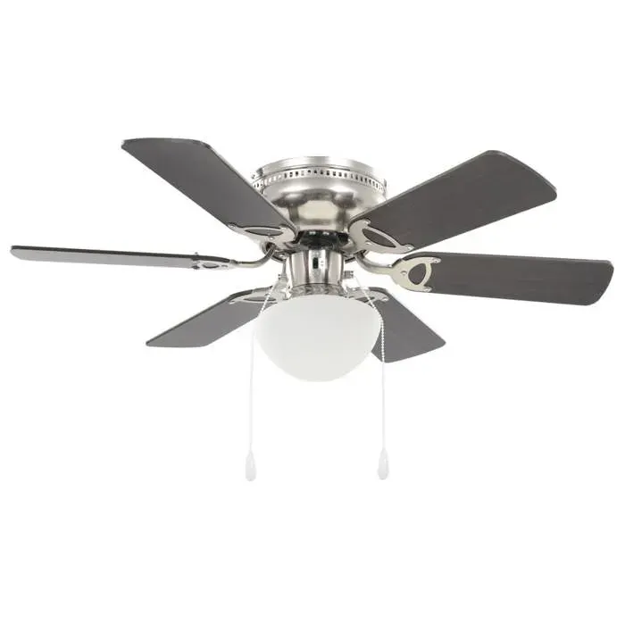 （Haute qualité）Brun Ventilateur de plafond orné avec lumière 82cm Marron foncéPoids 4.56 Kg_662717