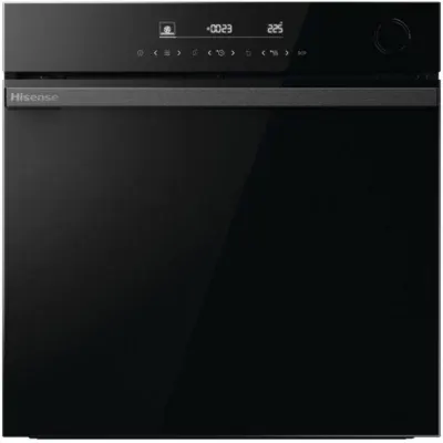 Hisense - Four Encastrable Fonction Vapeur Bsa66346pbgwifi - Pyrolyse - Chaleur Tournante - Rails Télescopiques - Ajout Vapeur - Air Fry - Wifi