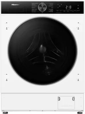 Hisense - Lave Linge Hublot Wf7s1247bw - 12 Kg - 1400 Tr/Min - Classe A - Moteur Induction - Autodosage - Connecté Wifi - Noir — vue 2