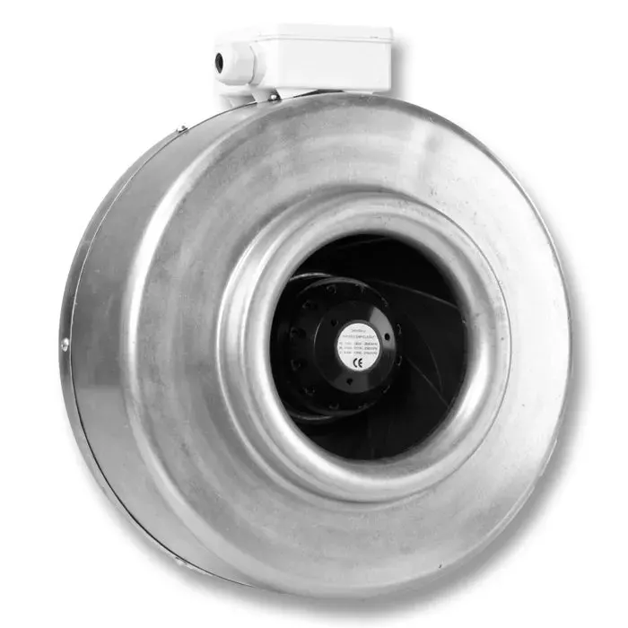 HIT200 de Ventilateur centrifuge en ligne diamètre 200 mm – 104 W – 875 m3/h – code 003783 – 3 vitesses