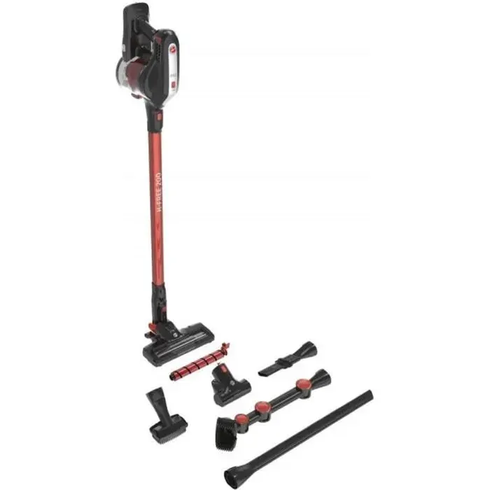 HOOVER HF222AXL Aspirateur Balai Puissant 22V Grande Autonomie 40min Ultra Léger 23kg Electrobrosse LED Park&Go Capacité 1L
