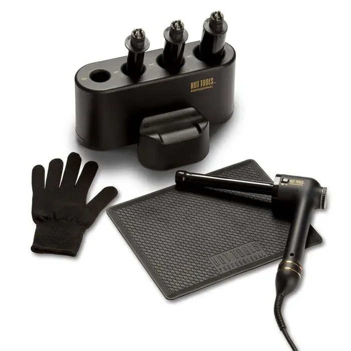 HOT TOOLS Curl Bar Set Black Gold
