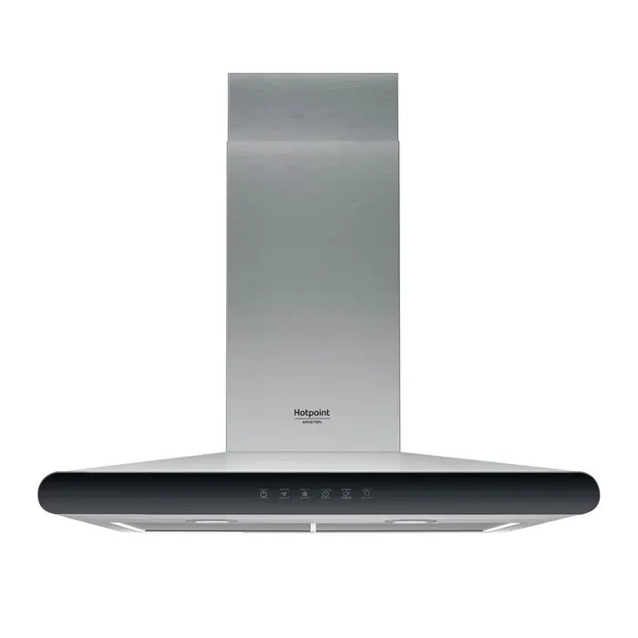 Hotpoint Cheminée 713 m3/h HHC6.7FLTX en acier inoxydable