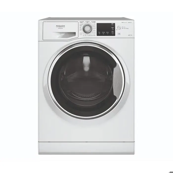 HOTPOINT Lave linge séchant posable 10kg Steam Hygiène NDBD107489WSAFR