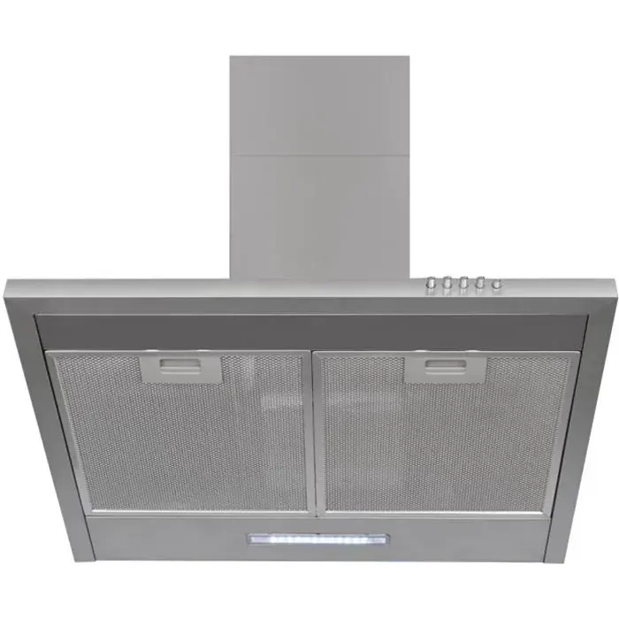 Hotte Acier inoxydable Hotte aspirante cuisine Hotte décorative 600 mm — coloris Argente