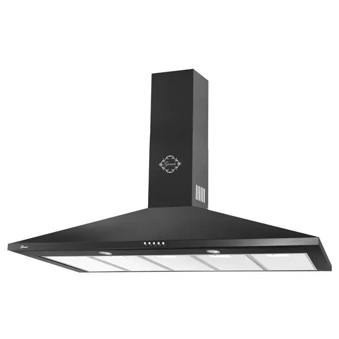 Hotte aspirante 120 cm GURARI GCH 147 • Noir • Нotte murale 1000m³/h • Hotte de cuisine • 3 vitesses • LED • Evacuation & Recyclage