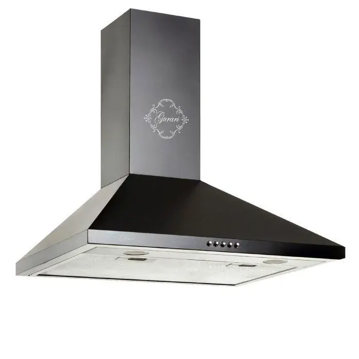 Hotte aspirante 60 cm GURARI GCH C 147 • Noir • Нotte murale 1000m³/h • Hotte de cuisine • 3 vitesses • LED • Evacuation & Recyclage