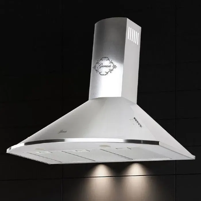 Hotte aspirante 90 cm Luxe fabricant Gurari • Hotte murale 1000 m³/h • Evacuation & Recyclage • GCH 046 Inox