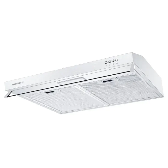 Hotte aspirante casquette - ROSIERES RHC638/1RB - 3 vitesses - L 60cm - Blanc