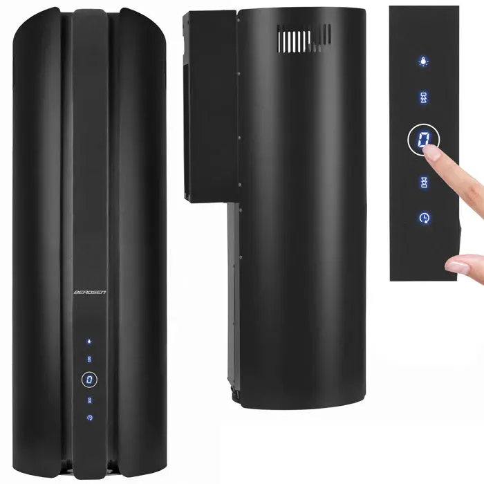 Hotte aspirante cheminée - JANSHOP - BT-219 - 35 cm - 520 m3/h - 9 vitesses