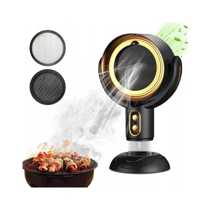 Hotte aspirante de table portable - Ventilateur extracteur à filtration multicouche - Rechargeable USB vitesse réglable