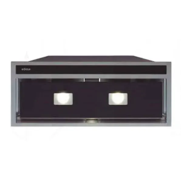 Hotte aspirante - EDESA - ECG-5831 GBK - 820 m³/h - Evacuation & recyclage - Noir