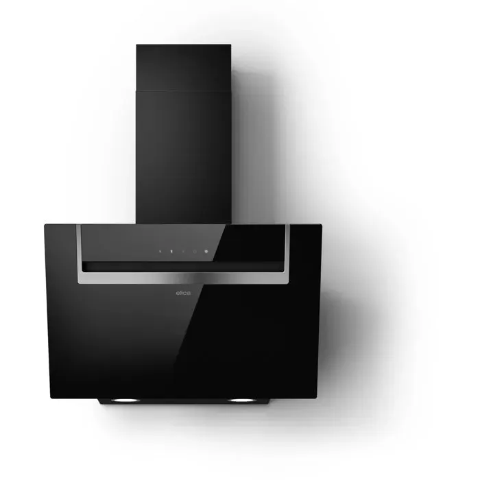 Hotte aspirante - ELICA - SHEEN-S BL/A/60 - 60 cm - Noir - Design moderne