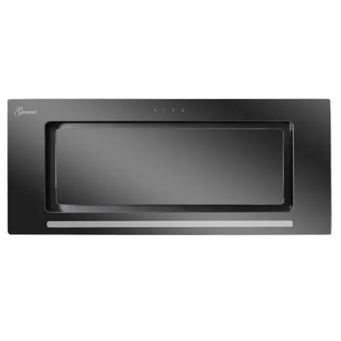 Hotte aspirante encastrable 70 cm GURARI GCH 217+Télécommande • Classe A • Verre Noir • Hotte de plafond 1000 m³/h
