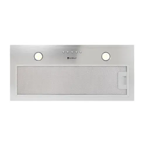 Hotte aspirante - GLOBALO - ASC 450 - 3 vitesses - 320 m³/h - Acier inoxydable gris