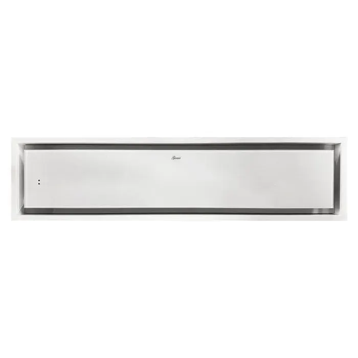 Hotte aspirante - Gurari - GCH 974 WH 120 Diamond - 850 m³/h - Blanc - 120 x 30 cm