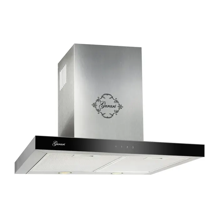 Hotte aspirante murale 60 cm GURARI GCH 462 IS 6 Evacuation & Recyclage • TouchControl+télécommande • 1000m³/h • Acier Inoxydable