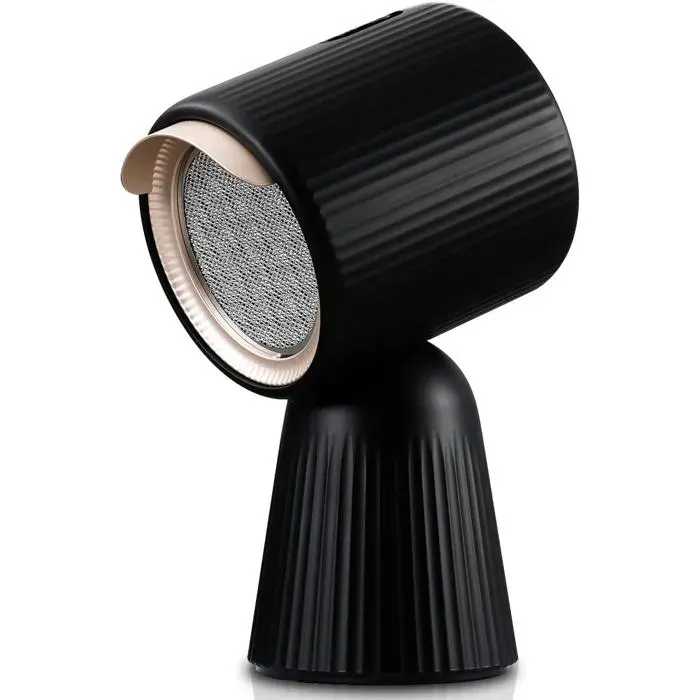 Hotte aspirante portable mini 180 m³/h - 3 vitesses filtre à charbon mode recyclage pour cuisine extérieure et petite cuisine — coloris Noir