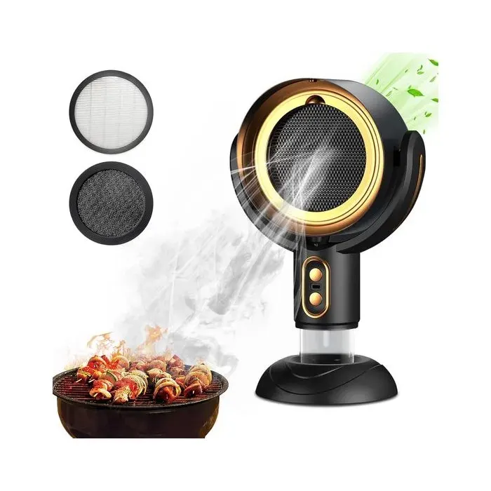 Hotte aspirante portable - Sans fil - 2 vitesses - Réglable - Pour maison bureau et week end