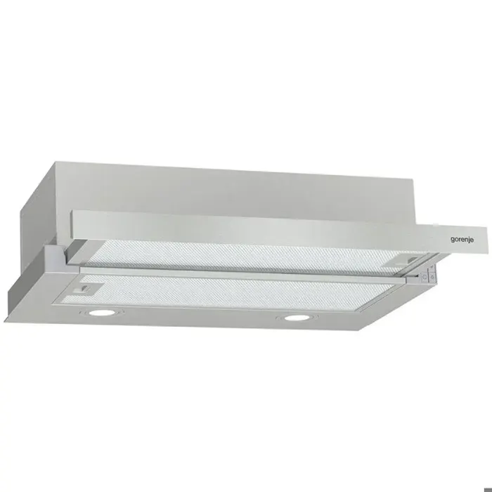 Hotte Aspirante Téléscopique - Gorenje - TH62E4X - 450 m³/h - Acier Inoxydable - Filtres Aluminium