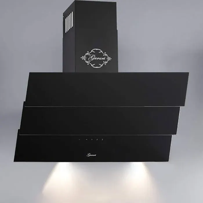 Hotte daspiration - Gurari GCH D 267 BL 6 Prime - 60 cm - Noir - 1000 m³/h