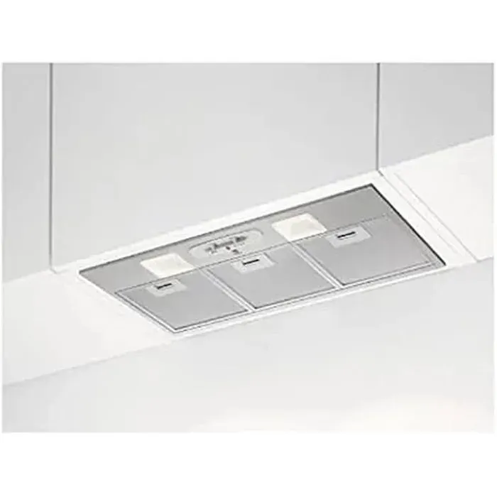 Hotte de cuisine aspirante encastrable inox - ELECTROLUX LFG337S - 400 m³/h - 2 filtres métal