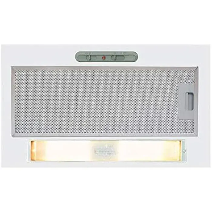Hotte de cuisine - CATA - G 45 WH - 2 niveaux dextraction - Éclairage LED E-14 - Moteur silencieux