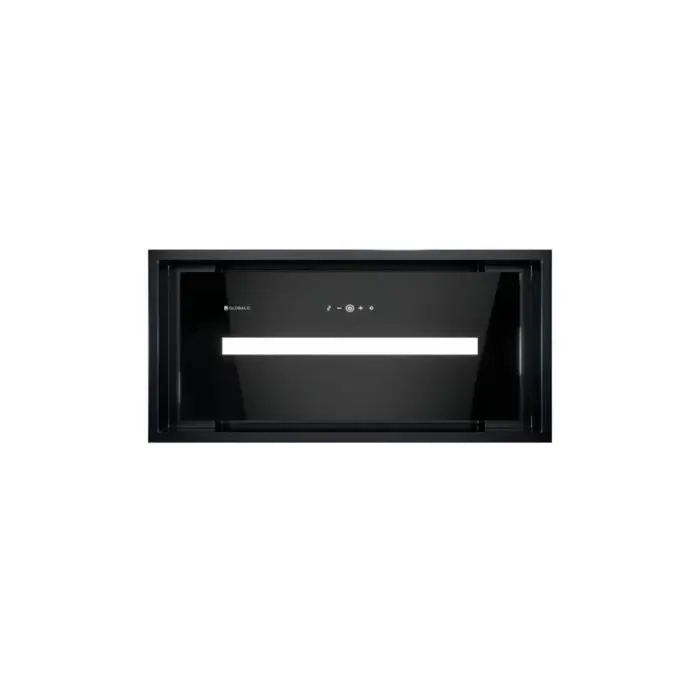 Hotte de cuisine - GLOBALO - Pinelio 60.1 - Verre trempé - 720 m3/h - 43 dB silencieuse
