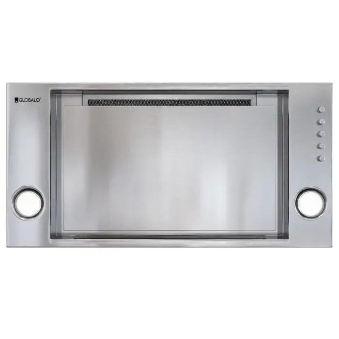 Hotte de cuisine - GLOBALO - Retio 60.2 - Inox - 525 m3/h - Silencieuse 48 dB