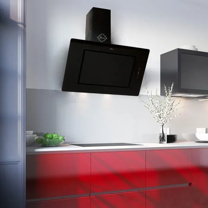 Hotte de cuisine - GURARI - GCH S 155 BL 90 Prime - 90 cm - 1000 m³/h - Télécommande