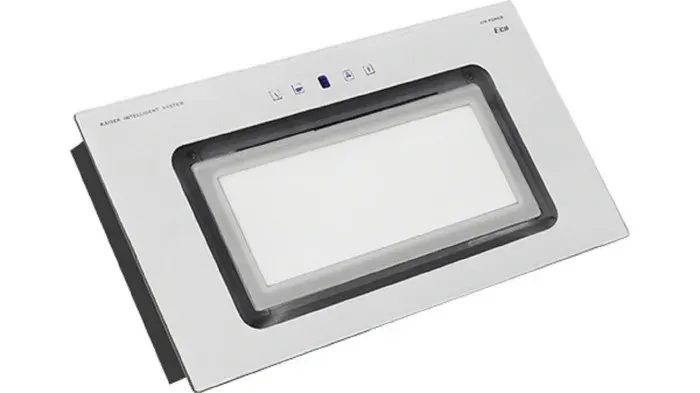 Hotte de plafond - Kaiser - EA 546 W Eco - Verre blanc - 600 m³/h - Télécommande incluse
