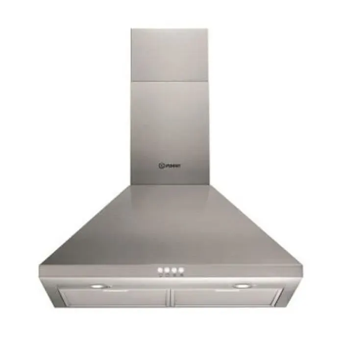 Hotte Décorative 60 cm Pyramide Inox aspiration min/max 256/603 m3/h niveau sonore min/max 47/66 dB(A) Classe B 0000000