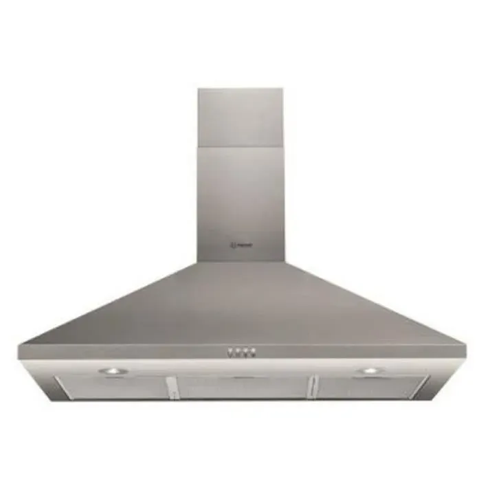 Hotte Décorative 90 cm Pyramide Inox aspiration min/max 256/603 m3/h niveau sonore min/max 47/66 dB(A) Classe B 0000000