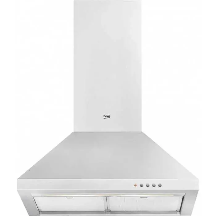 Hotte décorative - BEKO - CWB 6441 XNH - 400m³/h - Inox - 60cm